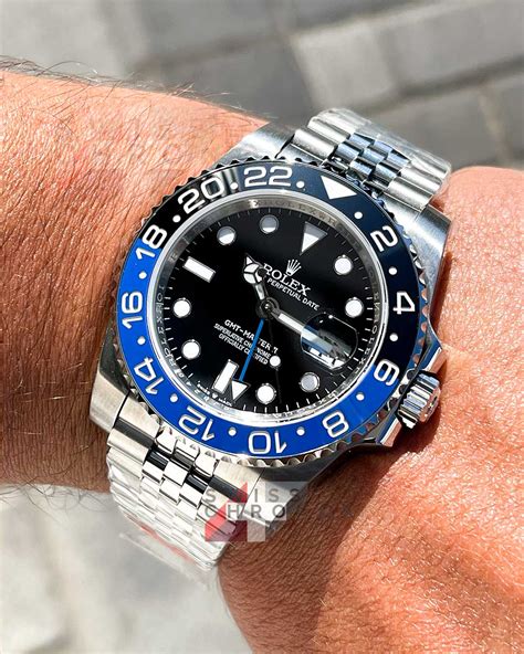 rolex gmt master ii batman celebrity|rolex gmt master 2 batman.